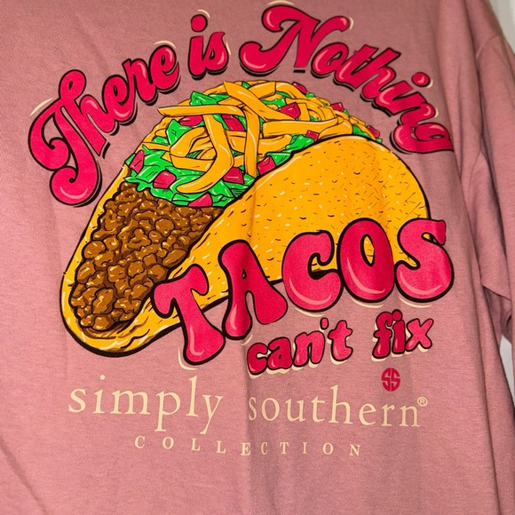 Simply Southern Long Sleeve Tee in Soft Pink - Picture 11 of 12